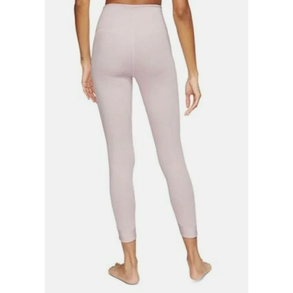 Nike Womens Yoga Wrap High Waist Leggings cj4215-516 Plum Chalk Barely Rose L - Picture 4 of 16